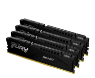 KINGSTON DDR5 Fury Beast 128GB(4*32GB)/5600 CL40 czarna KF556C40BBK4-128 - 1154636 - zdjęcie 2